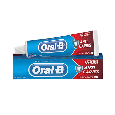 imagem do produto Creme Dental Oral B 123 70g Anticaries Menta Suave