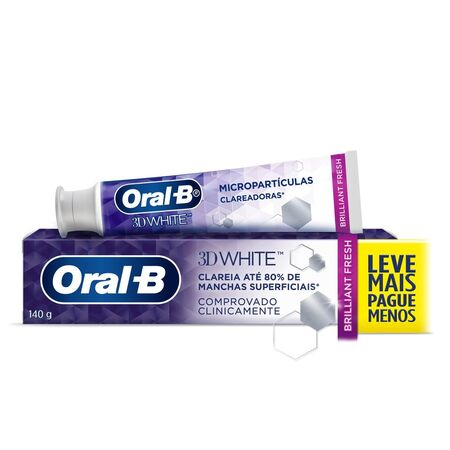imagem do produto Creme Dental Oral B 3d White 140g Brilliant