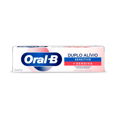 imagem do produto Creme Dental Oral B 70g Duplo Alivio