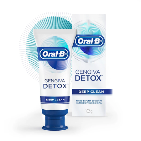 imagem do produto Creme Dental Oral B Detox 102g Deep Clean Gengiva
