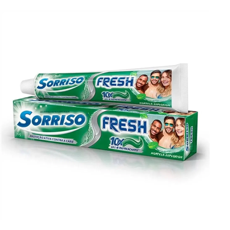 imagem do produto Creme Dental Sorriso Fresh Hortel Explosion 90g