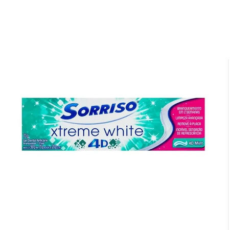 imagem do produto Creme Dental Sorriso Xtreme White 4d 70g