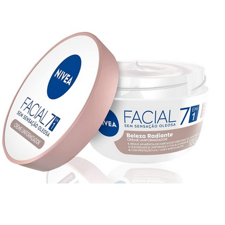 imagem do produto Creme Nivea Facial 100g 7x1 Uniformizador Beleza Radiante