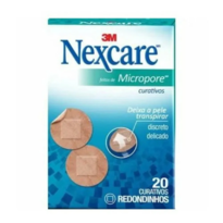imagem de Curativo Nexcare Micropore 20 Unidades Redondinhos