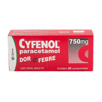 imagem de Cyfenol 750mg 20 Comprimidos