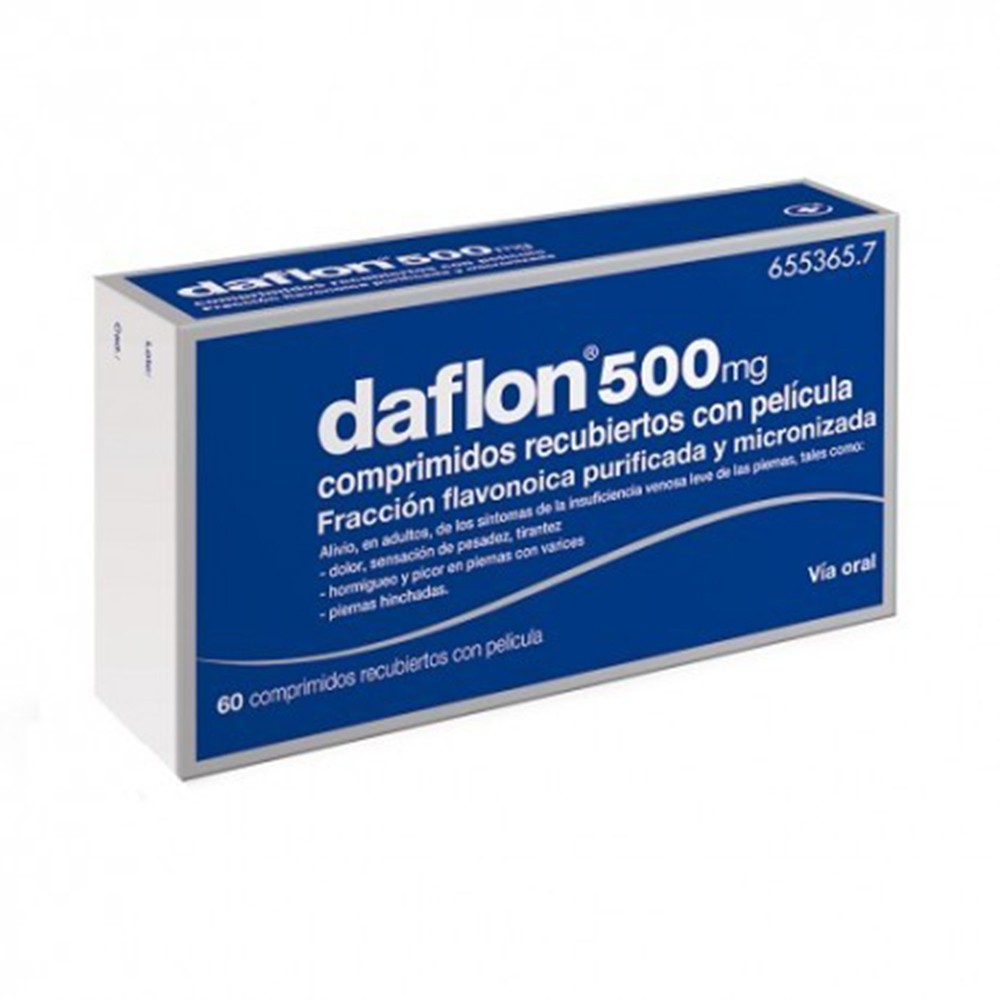 Daflon 500, 500mg X60 Comprimidos Revestidos - Comprar Agora