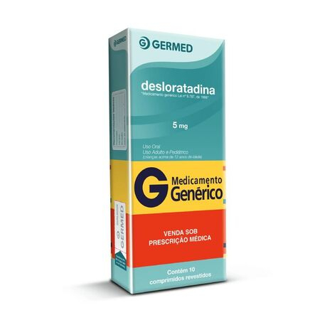 imagem do produto Desloratadina 5mg 10 Comprimido Germed
