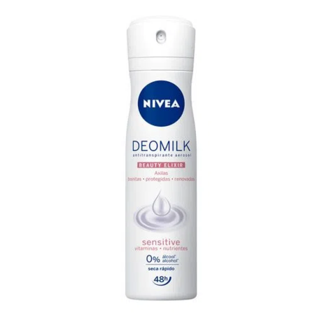 imagem do produto Desodorante Nivea Aerosol 150ml Milk Sensitive