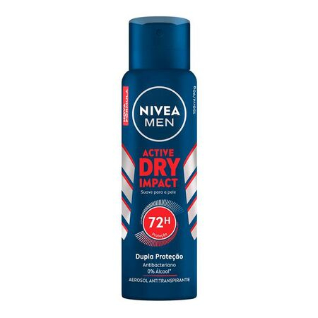 imagem do produto Desodorante Nivea Men Aerosol 150ml Dry Impact