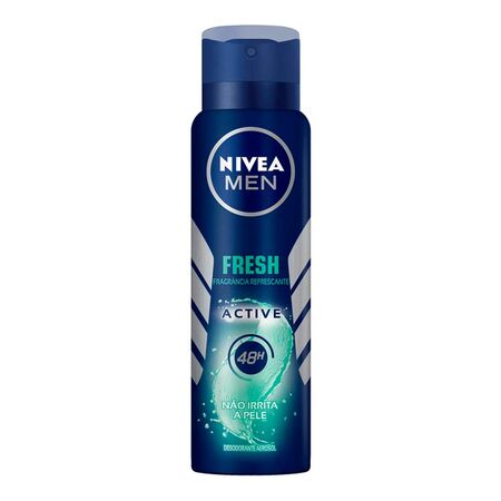 imagem do produto Desodorante Nivea Men Aerosol 150ml Fresh Active
