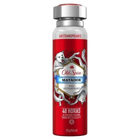 imagem do produto Desodorante Old Spice Aerosol Jato Seco 150ml Matador
