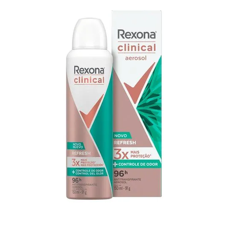 imagem do produto Desodorante Rex Aero 150ml Clinical Refresh Wom