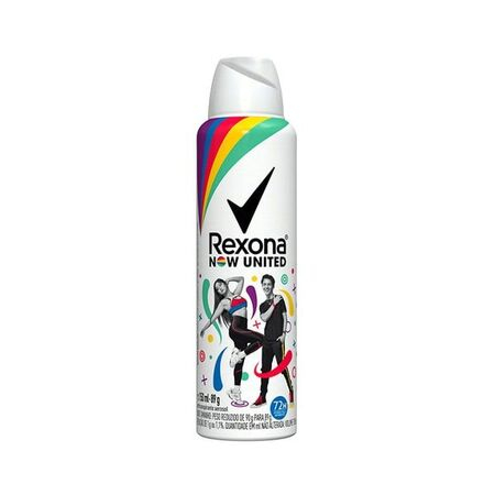 imagem do produto Desodorante Rexona Aerosol 150ml Now United