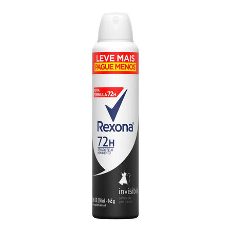 imagem do produto Desodorante Rexona Aerosol 250ml Invisible