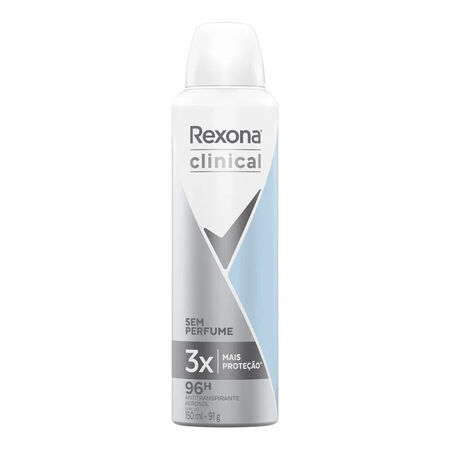 imagem do produto Desodorante Rexona Clinical Aerosol 150ml Sem Pefume