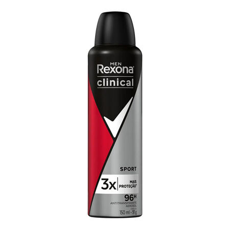 imagem do produto Desodorante Rexona Men Clinical Aerosol 150ml Sport