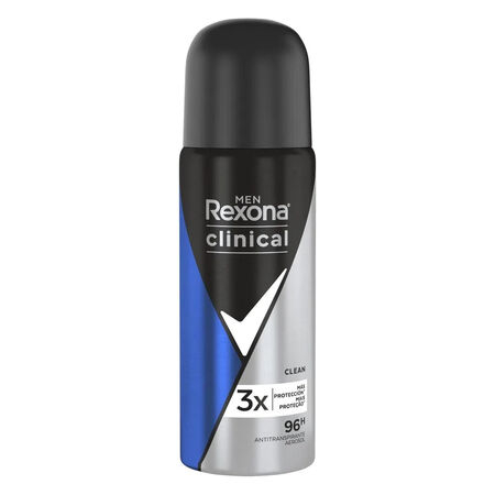 imagem do produto Desodorante Rexona Men Clinical Aerosol 55ml Clean