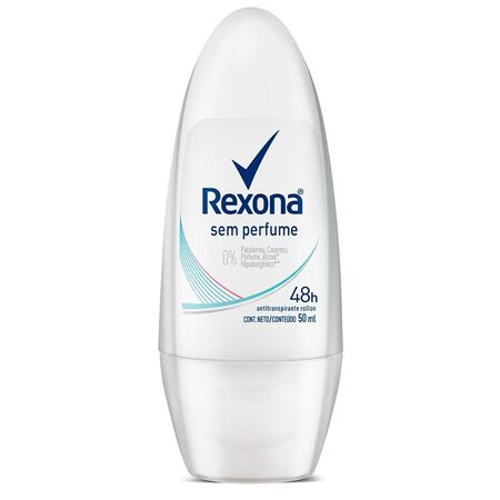 imagem do produto Desodorante Rexona Roll On 50ml Sem Perfume