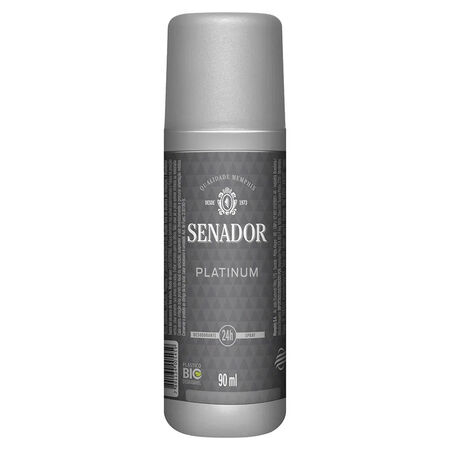 imagem do produto Desodorante Senador Spray 90ml Platium