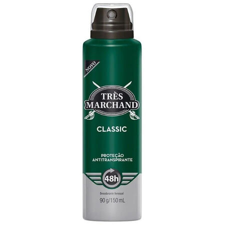 imagem do produto Desodorante Tres Marchand Aerosol 150ml Classic