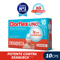 imagem de Dorflex Uno 1g 10 Comprimidos
