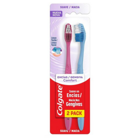 imagem do produto Escova Dental Colgate Gengiva Comfort Macia Pack 2 Unidades