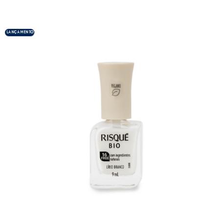 imagem do produto Esmalte Risque Bio Lirio Branco 9ml