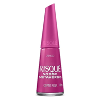 imagem de Esmalte Risque Metaverso Cripto Rosa 8ml