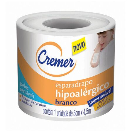 imagem do produto Esparadrapo Cremer Hipoalergenico Transparente 5cmx4.5m