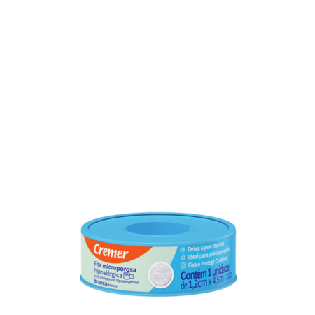 imagem do produto Esparadrapo Cremer Hipoalergenico Transparente1.2cmx4.5m