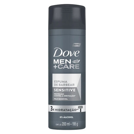 imagem do produto Espuma de Barbear Dove Men +care 200ml Sensitive