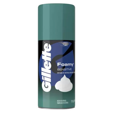 imagem do produto Espuma de Barbear Gillette Foamy 175g/179ml Sensitive