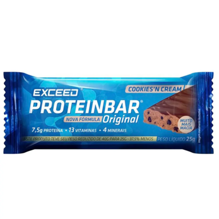 imagem do produto Exceed Proteinbar 25g Cookies Cream