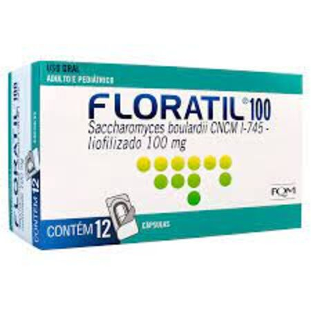 imagem do produto Floratil 100mg 12 Capsulas