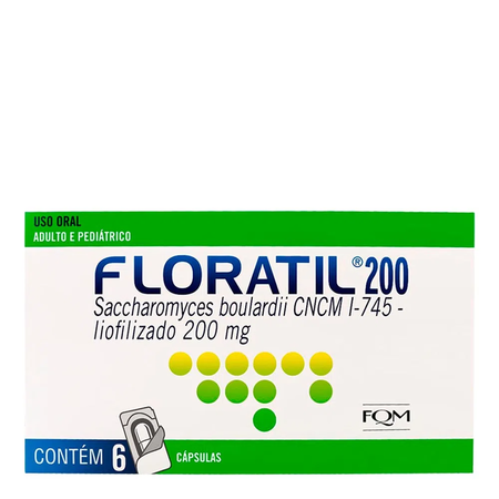 imagem do produto Floratil 200mg 6 Capsulas