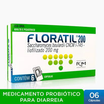 imagem de Floratil 200mg 6 Capsulas