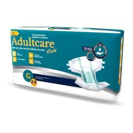 imagem do produto Fralda Adultcare Economica G 24 Unidades