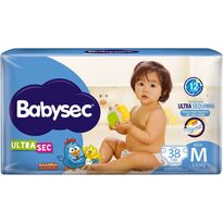 imagem de Fralda Babysec Ultra Mega M 38 Unidades