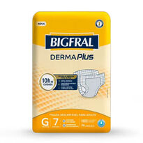 imagem de Fralda Bigfral Derma Plus G 7 Unidades