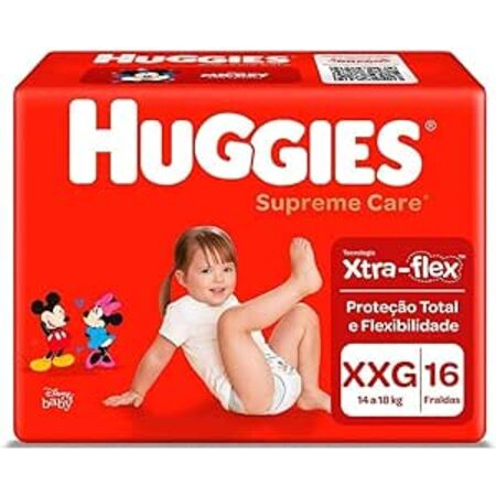 imagem do produto Fralda Huggies Supreme Care Xxg 16un