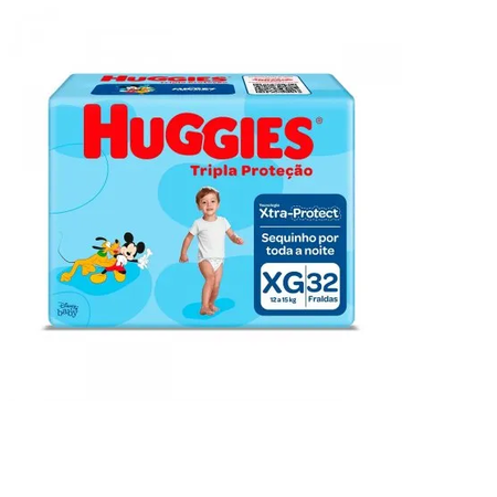 imagem do produto Fralda Huggies Tripla Proteo Xg 32un