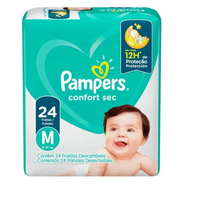 imagem de Fralda Pampers Confort Sec Pacotao M 24un
