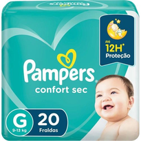 imagem de Fralda Pampers Confort Sec Pactao G 20un