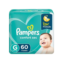 imagem de Fralda Pampers Confort Sec Super G 60un