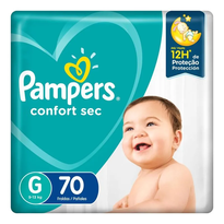 imagem de Fralda Pampers Confort Sec Super G 70un