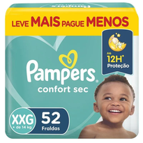 imagem de Fralda Pampers Confort Sec Super Xxg 52un