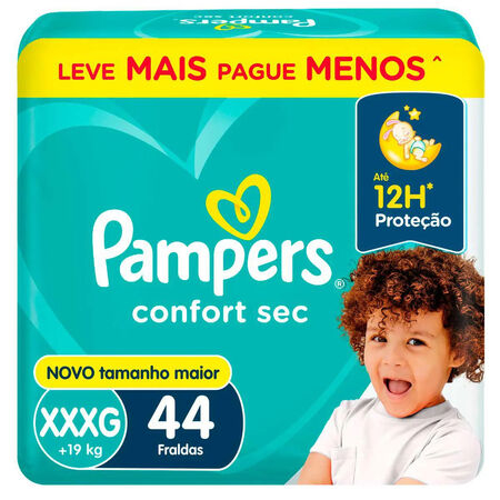 imagem do produto Fralda Pampers Confort Sec Xxxg 24un
