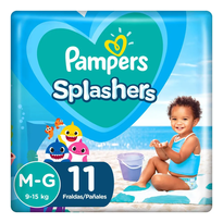 imagem de Fralda Pampers P/banho Splashers M/g 11un