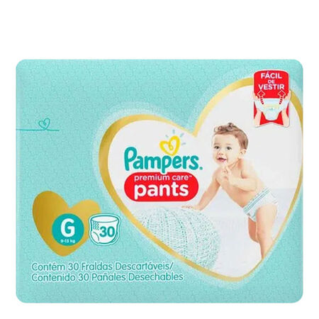 imagem do produto Fralda Pampers Pants Premium Care G 30 Unidades
