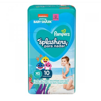 imagem de Fralda Pampers Para Banho Splashers Xg 10 Unidades